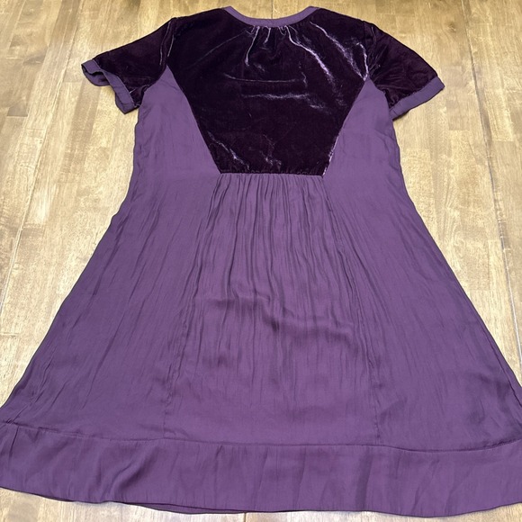 Maeve Anthropologie Ingrid dress women's small velvet‎ whimsigoth romantic boho - Picture 4 of 10